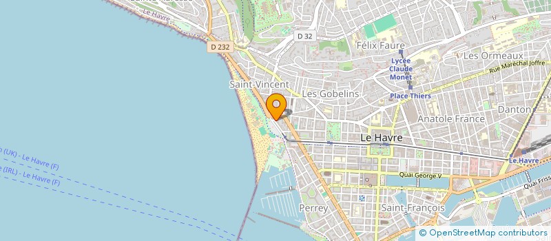 localisation de l'entreprise AE BRULIN à LE HAVRE