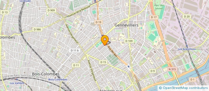 localisation de l'entreprise AE&C HOLDING  ASNIERES-SUR-SEINE