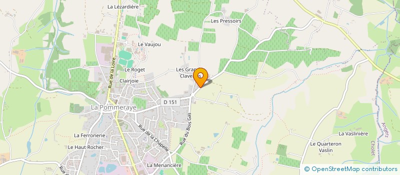 localisation de l'entreprise AE & CO à MAUGES-SUR-LOIRE