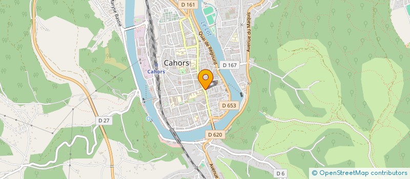 localisation de l'entreprise AE COMMUNICATION  CAHORS