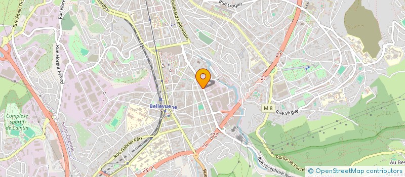 localisation de l'entreprise AE CONCESSION  SAINT-ETIENNE