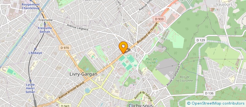 localisation de l'entreprise AE CONSTRUCTIONS à LIVRY-GARGAN