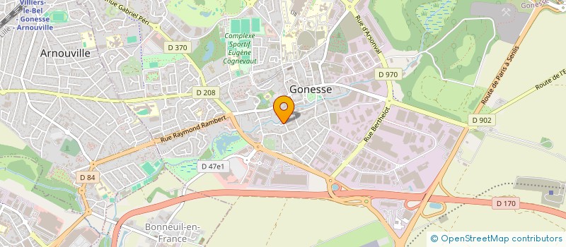 localisation de l'entreprise AE CONSULTING  LE THILLAY