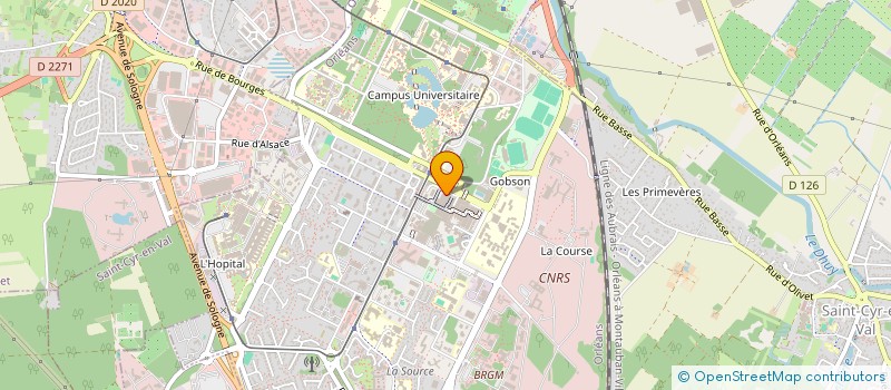 localisation de l'entreprise AE&D-ARTS ENGINEERING AND DESIGNER SAS à ORLEANS