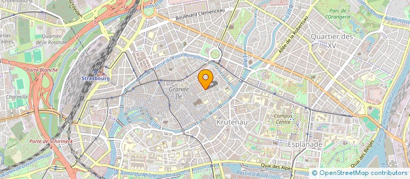 localisation de l'entreprise AE DESIGN à STRASBOURG