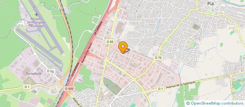 localisation de l'entreprise AE DIFFUSION  PERPIGNAN