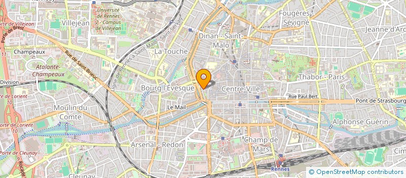 localisation de l'entreprise AE GESTION à RENNES