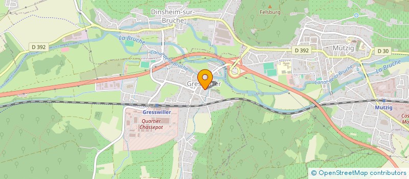 localisation de l'entreprise AE GRAND EST  GRESSWILLER