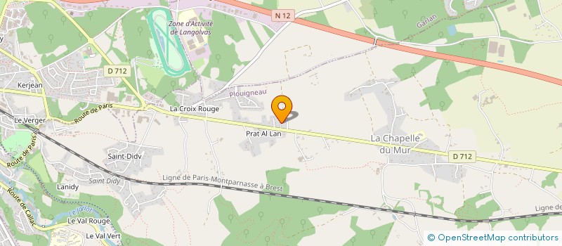 localisation de l'entreprise AE HORIZON IMMO  PLOUIGNEAU