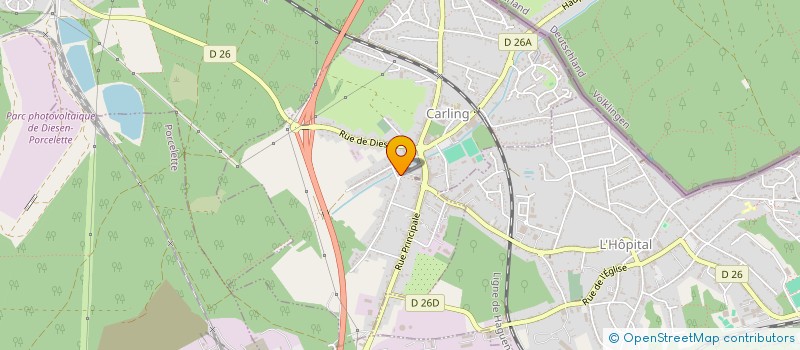 localisation de l'entreprise AE IMMO  CARLING