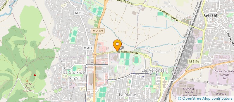 localisation de l'entreprise AE IMMOBILIER 63  CEBAZAT