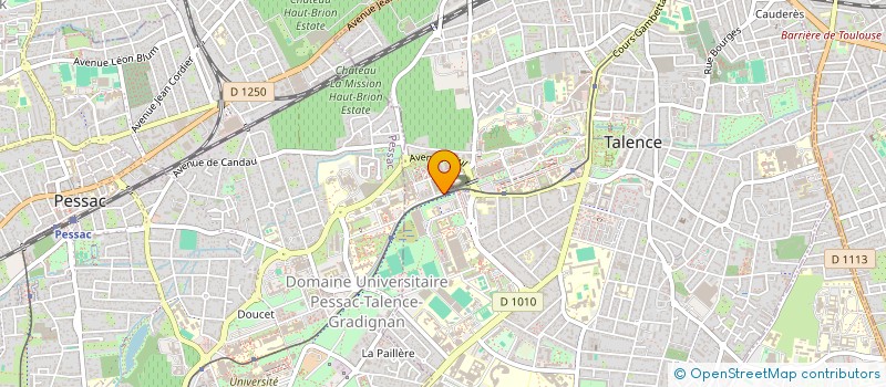 localisation de l'entreprise AE INP BORDEAUX  TALENCE