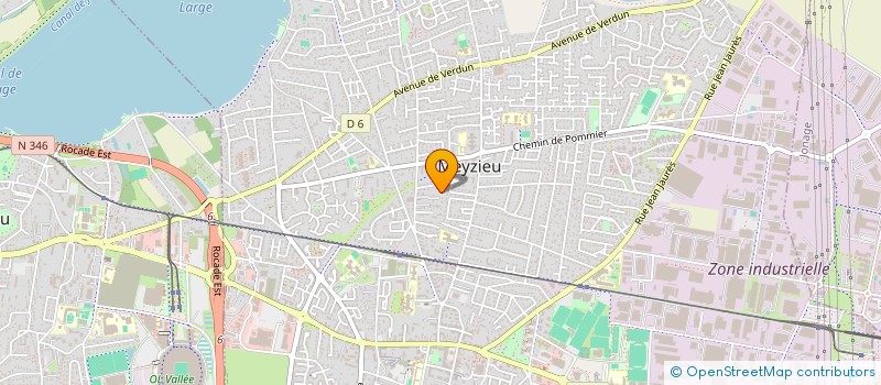 localisation de l'entreprise AE INVESTISSEMENT  MEYZIEU