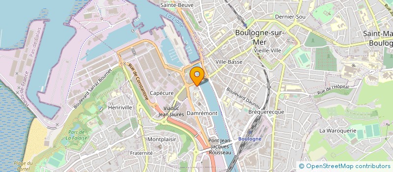 localisation de l'entreprise AE - JR à BOULOGNE-SUR-MER