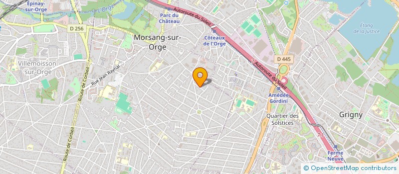 localisation de l'entreprise AE LES ROSSAYS à MORSANG-SUR-ORGE
