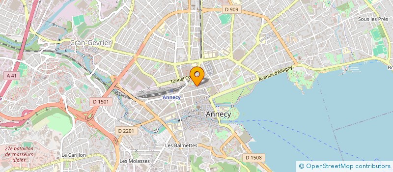 localisation de l'entreprise AE MAROQUINERIE à ANNECY