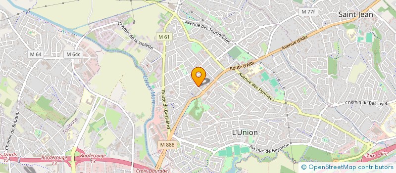 localisation de l'entreprise AE OPTIC à L'UNION