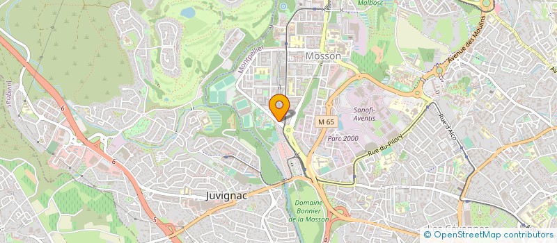 localisation de l'entreprise AE PNEU à MONTPELLIER