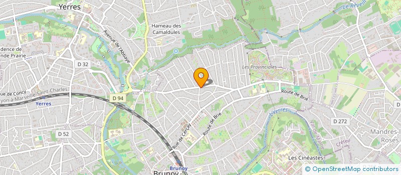 localisation de l'entreprise AE POLE POSITION  BRUNOY