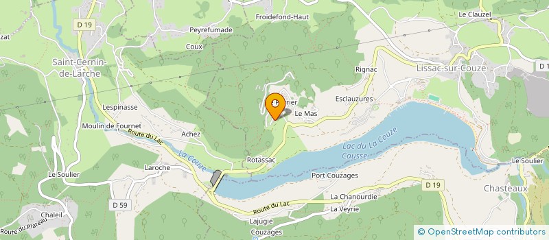 localisation de l'entreprise AE PRO TRAVAUX  LISSAC-SUR-COUZE