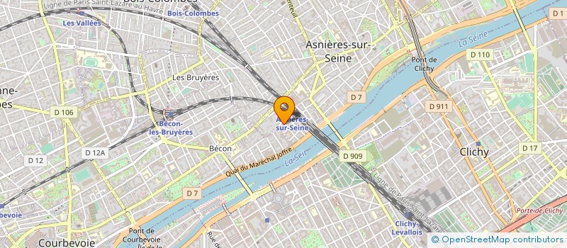 localisation de l'entreprise AE-SOFT à ASNIERES-SUR-SEINE
