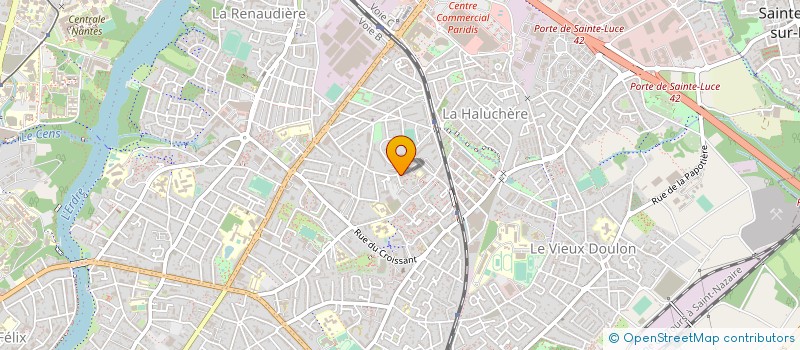 localisation de l'entreprise AE TAXI à NANTES