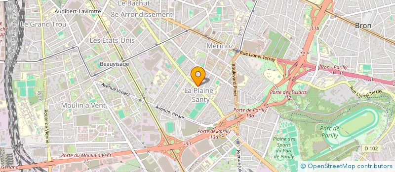 localisation de l'entreprise AE TRANS  LYON