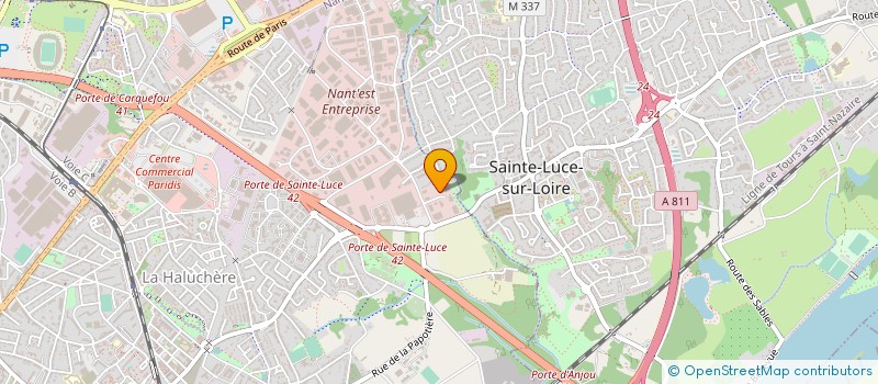localisation de l'entreprise AE2 à NANTES