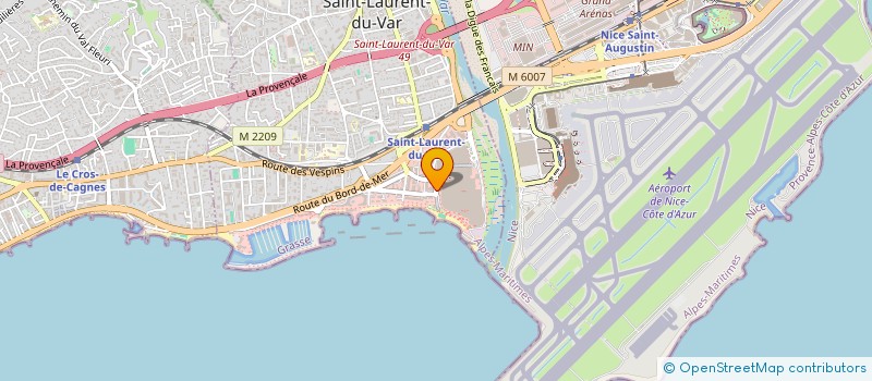 localisation de l'entreprise AE2 à SAINT-LAURENT-DU-VAR