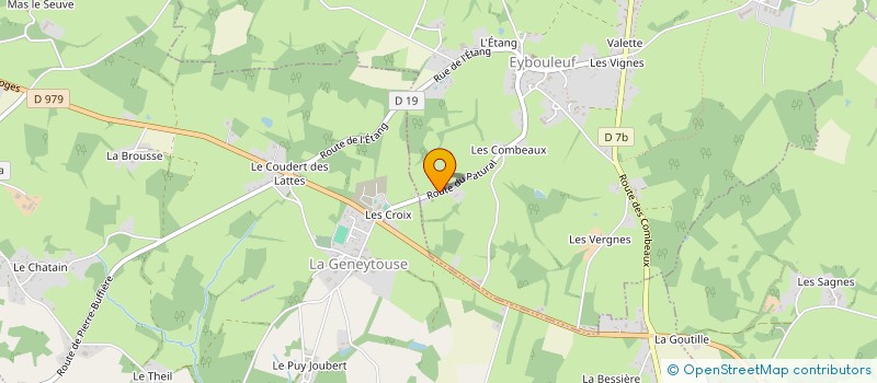 localisation de l'entreprise AE2 à EYBOULEUF