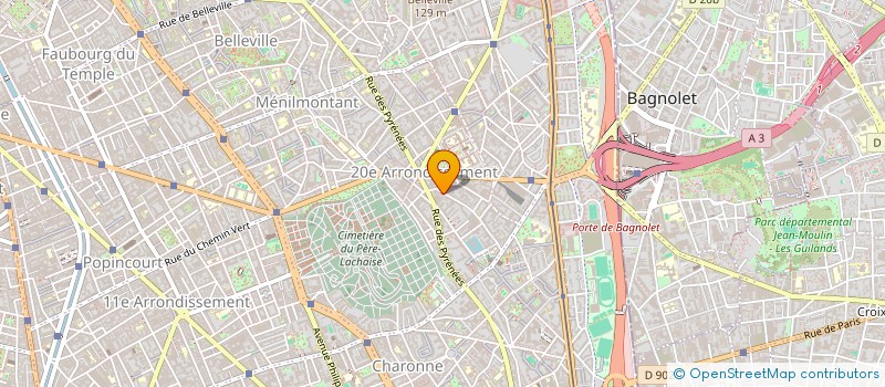 localisation de l'entreprise AE2B  PARIS