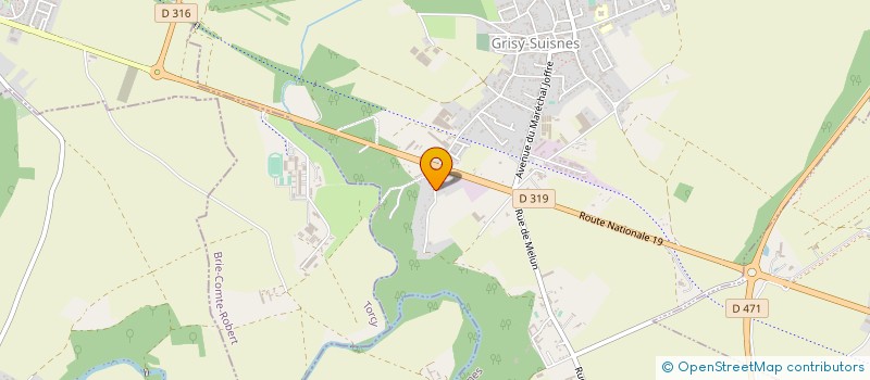 localisation de l'entreprise AE2C  GRISY-SUISNES