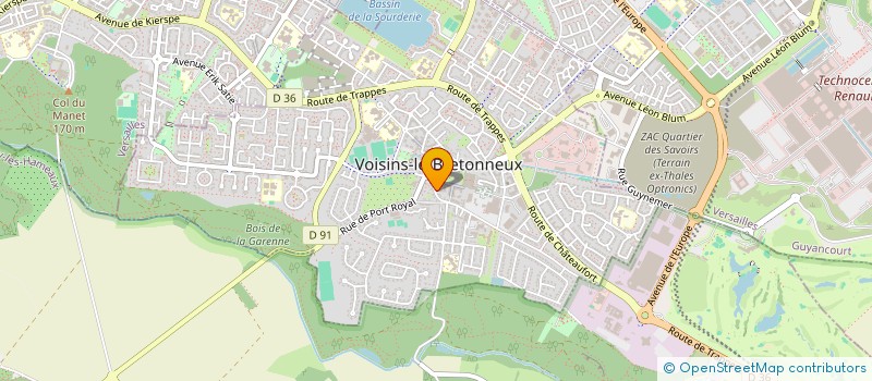 localisation de l'entreprise AE2C IMMOBILIER  VOISINS-LE-BRETONNEUX