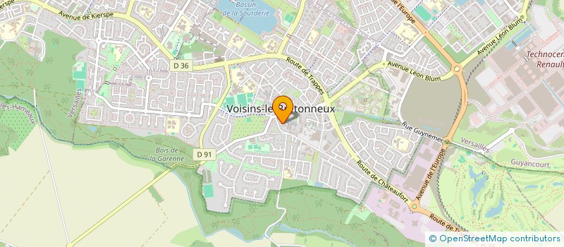 localisation de l'entreprise AE2C SYNDIC  VOISINS-LE-BRETONNEUX