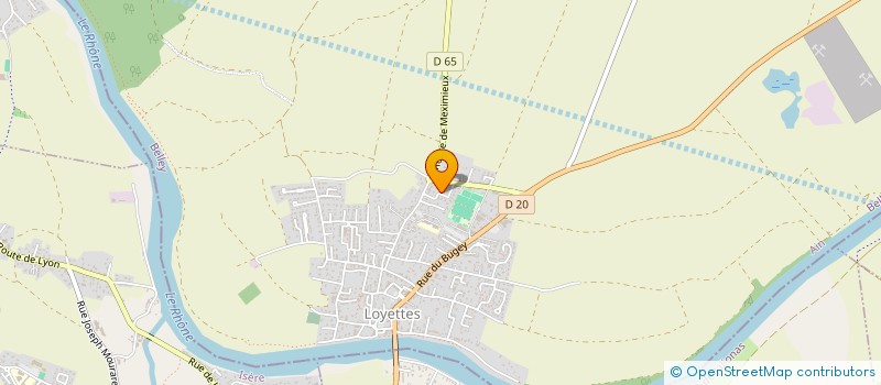 localisation de l'entreprise AE2F à LOYETTES
