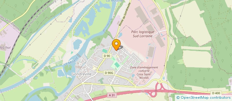 localisation de l'entreprise AE2L  GONDREVILLE