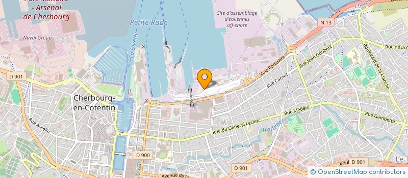 localisation de l'entreprise AE2L  CHERBOURG-EN-COTENTIN
