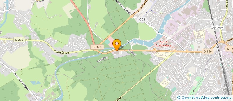 localisation de l'entreprise AE2M  UXEGNEY