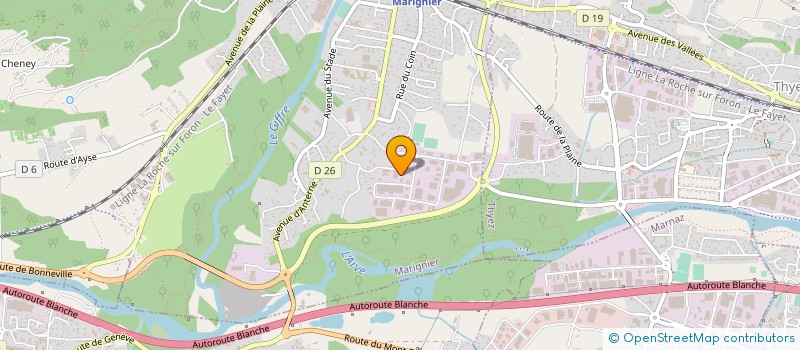localisation de l'entreprise AE2N à MARIGNIER