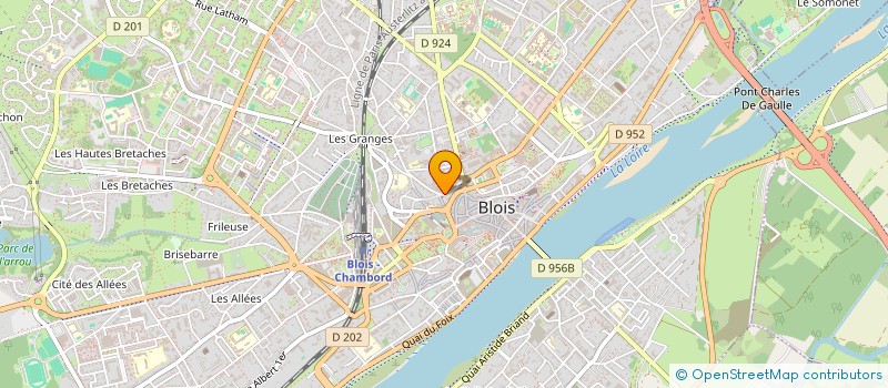 localisation de l'entreprise AE3  BLOIS