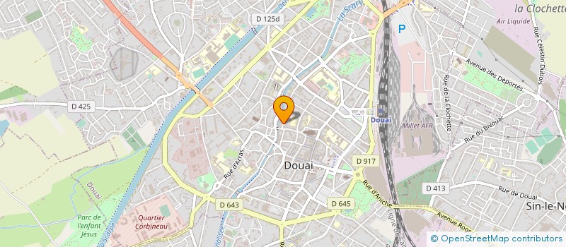 localisation de l'entreprise AE3MA à DOUAI