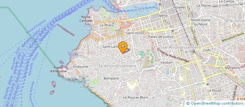 localisation de l'entreprise AEA à MARSEILLE