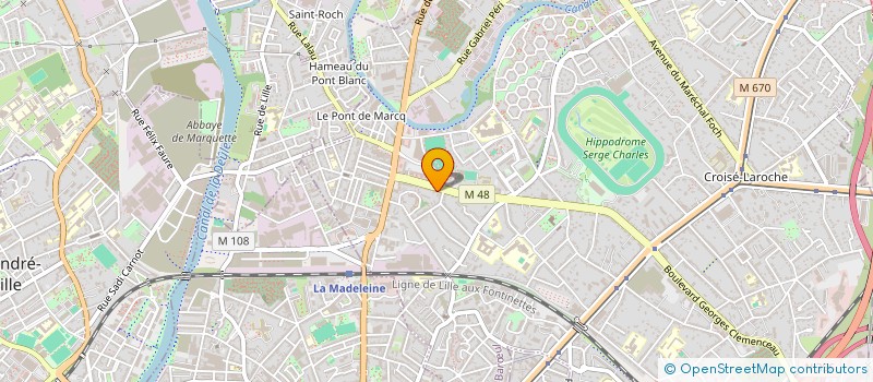 localisation de l'entreprise AEA à MARCQ-EN-BARŒUL
