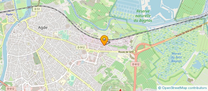 localisation de l'entreprise AEA à AGDE