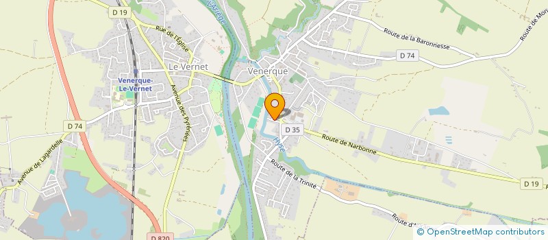 localisation de l'entreprise AEA AIDE ECOUTE ACCOMPAGNEMENT à VENERQUE