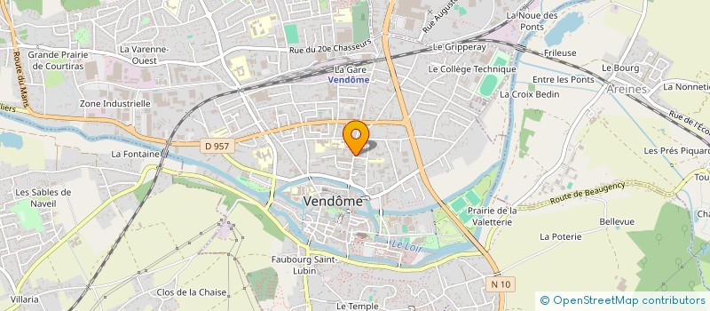 localisation de l'entreprise AEA DOMOTIQUE à VENDOME