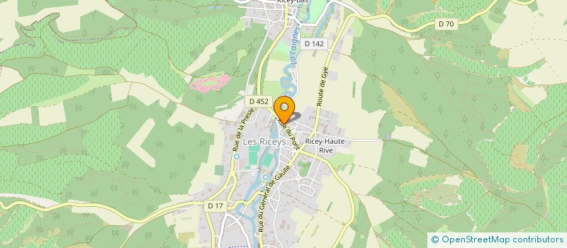 localisation de l'entreprise AEA IMMOBILIER à LES RICEYS