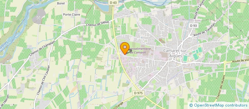 localisation de l'entreprise AEA INVEST  CAMARET-SUR-AIGUES