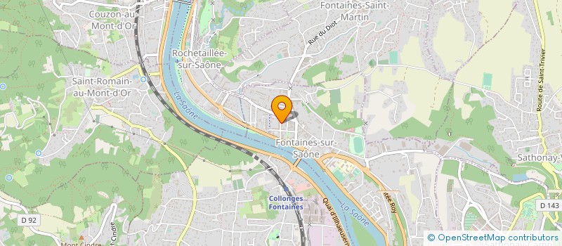 localisation de l'entreprise AEA PROPRETE  FONTAINES-SUR-SAONE