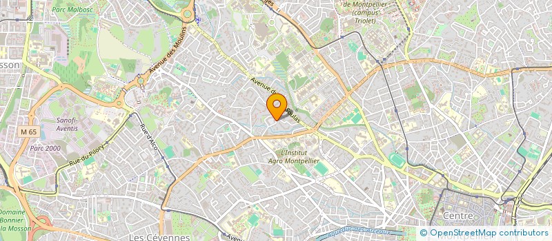 localisation de l'entreprise AEA SERVICES à MONTPELLIER